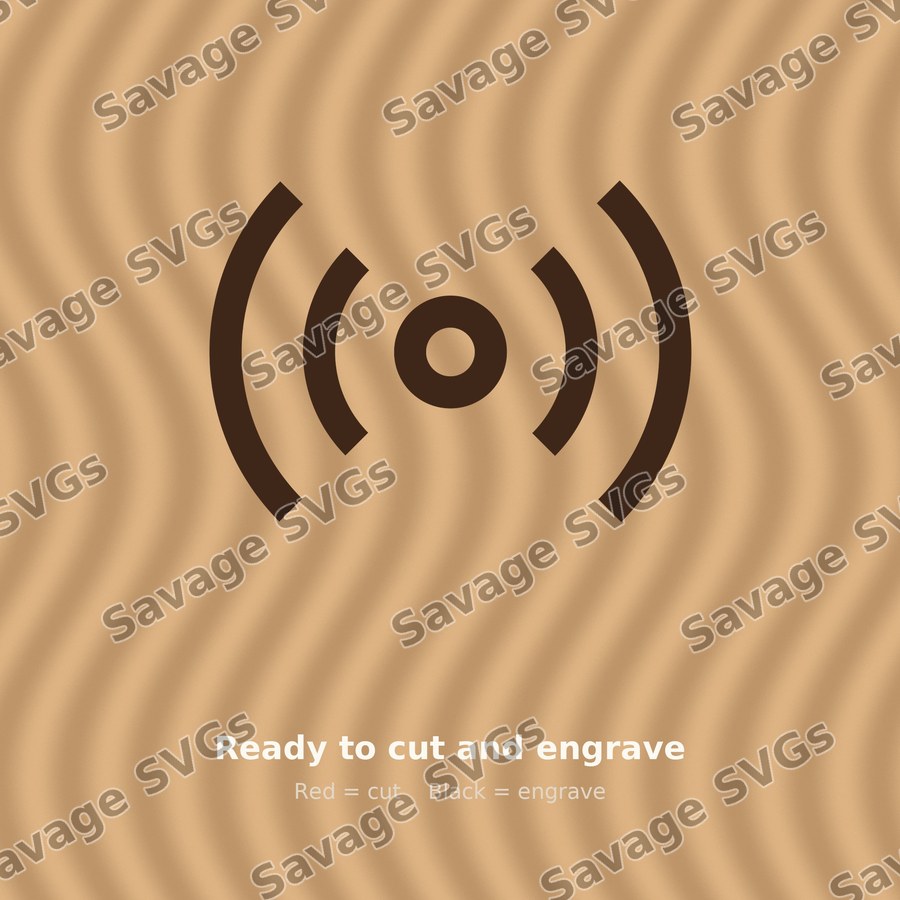 Signal Waves Icon