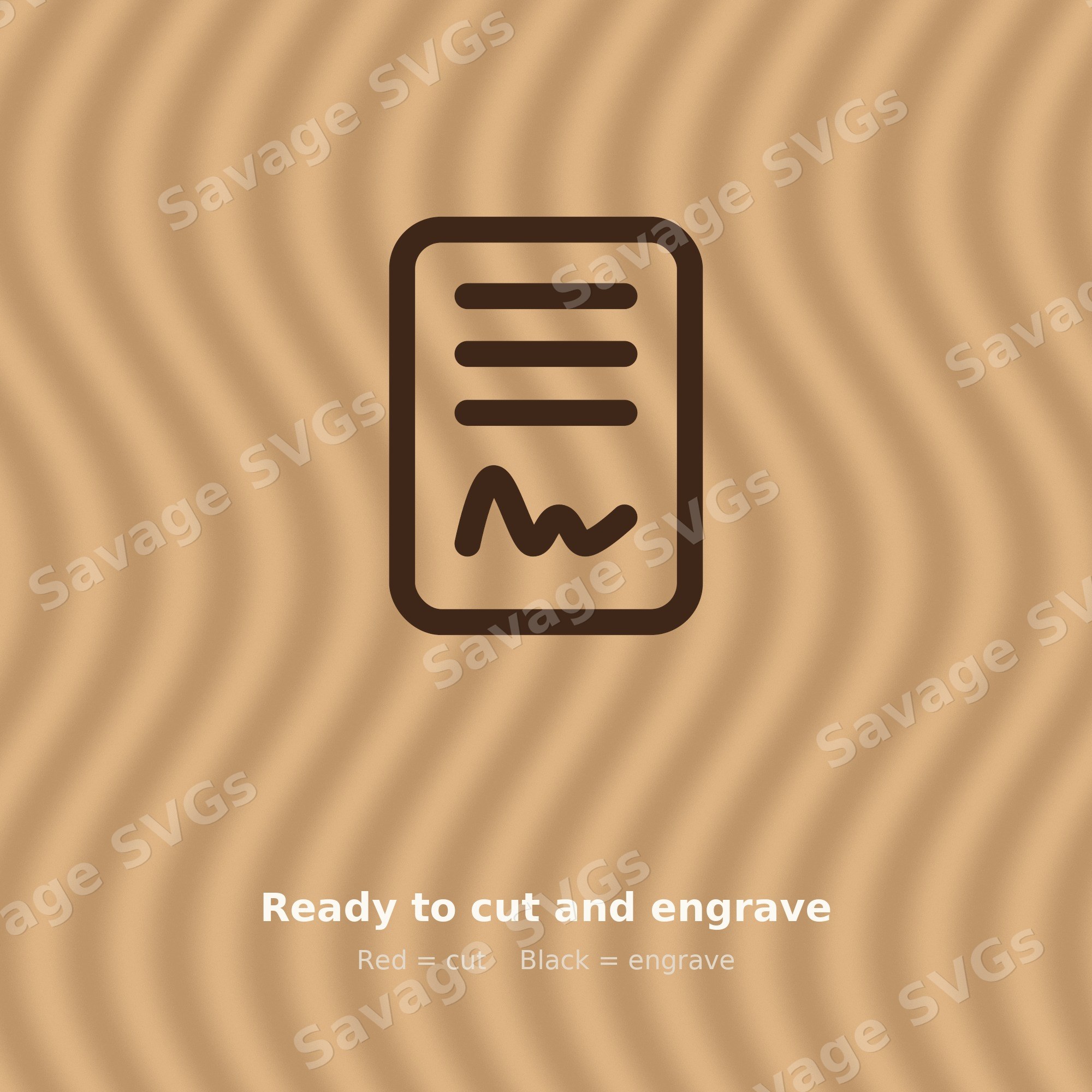 Signed Document Icon