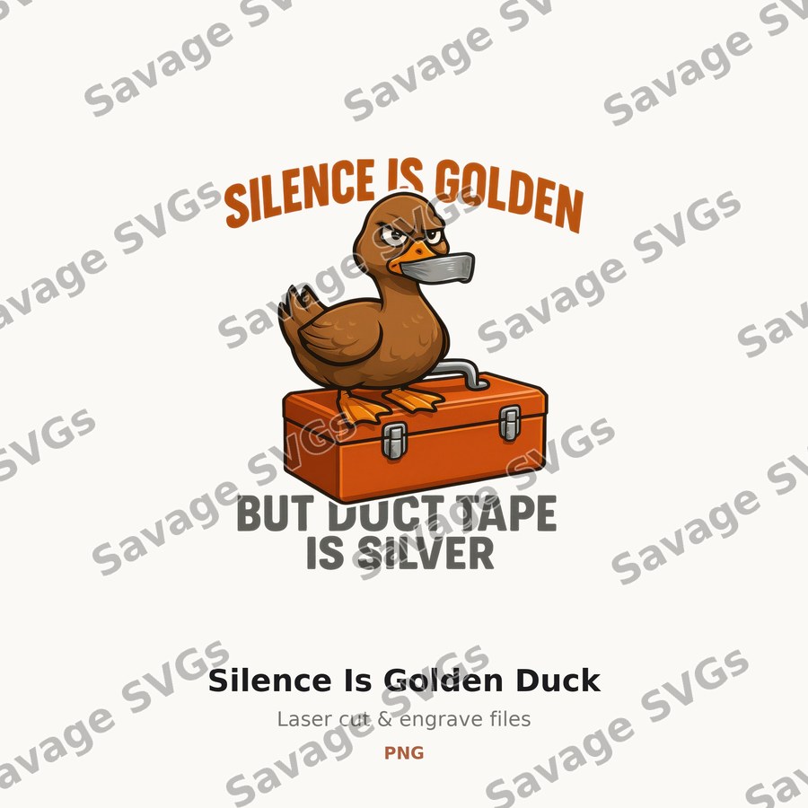 Silence Is Golden Duck