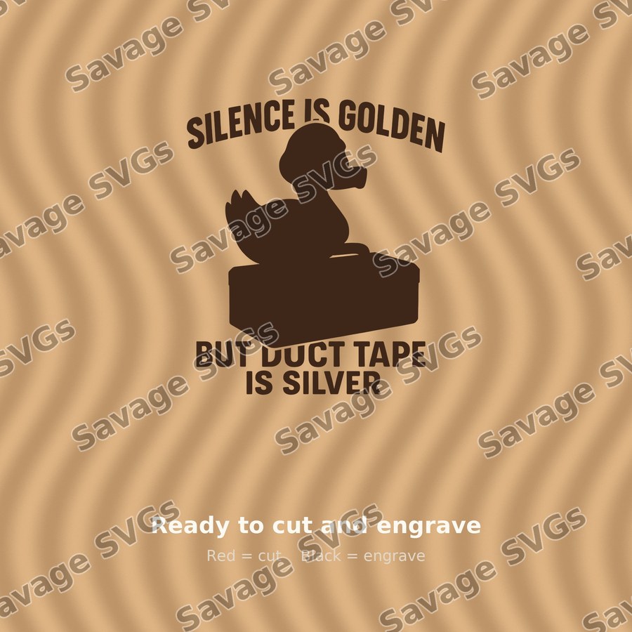 Silence Is Golden Duck