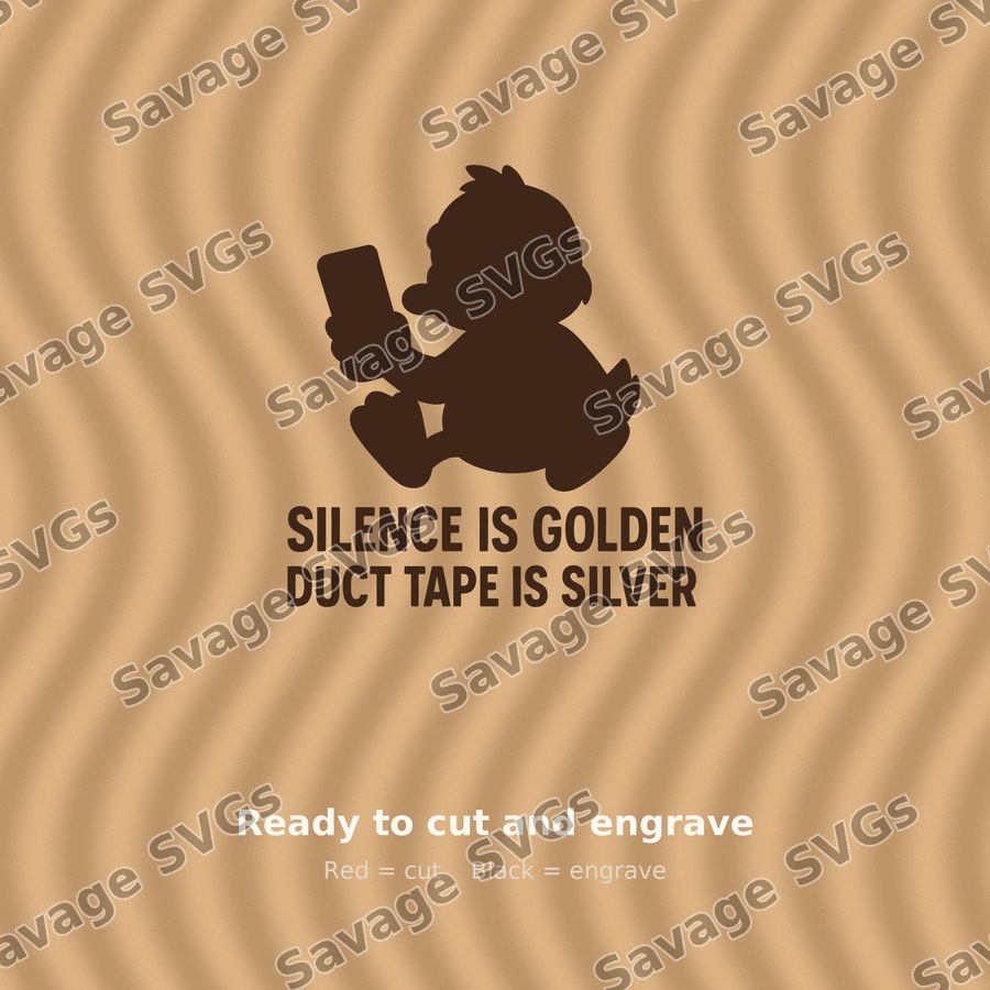 Silence Is Golden Duck