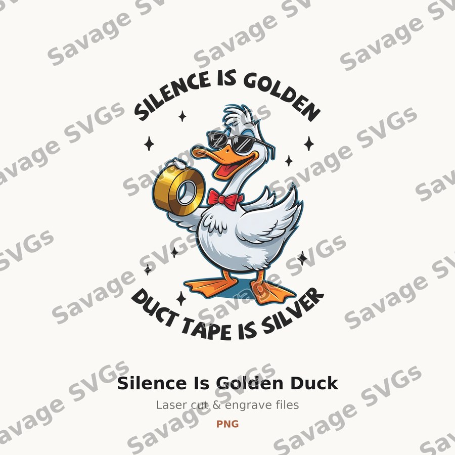 Silence Is Golden Duck