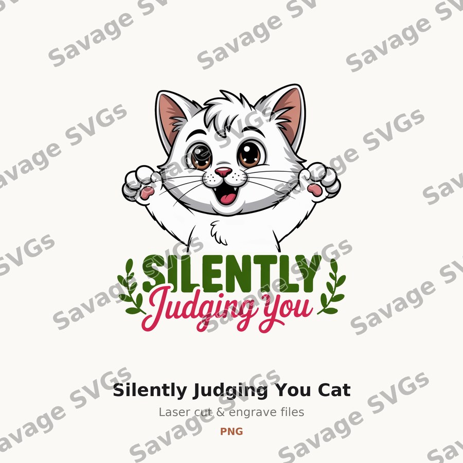Silently Judging You Cat