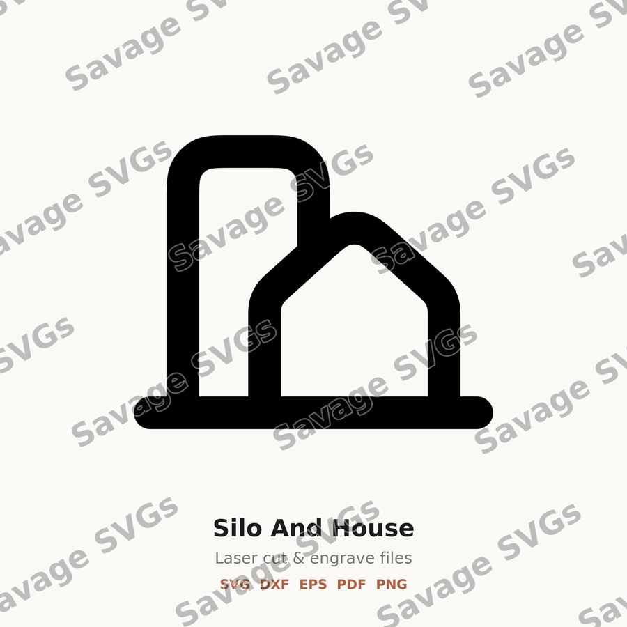 Silo And House