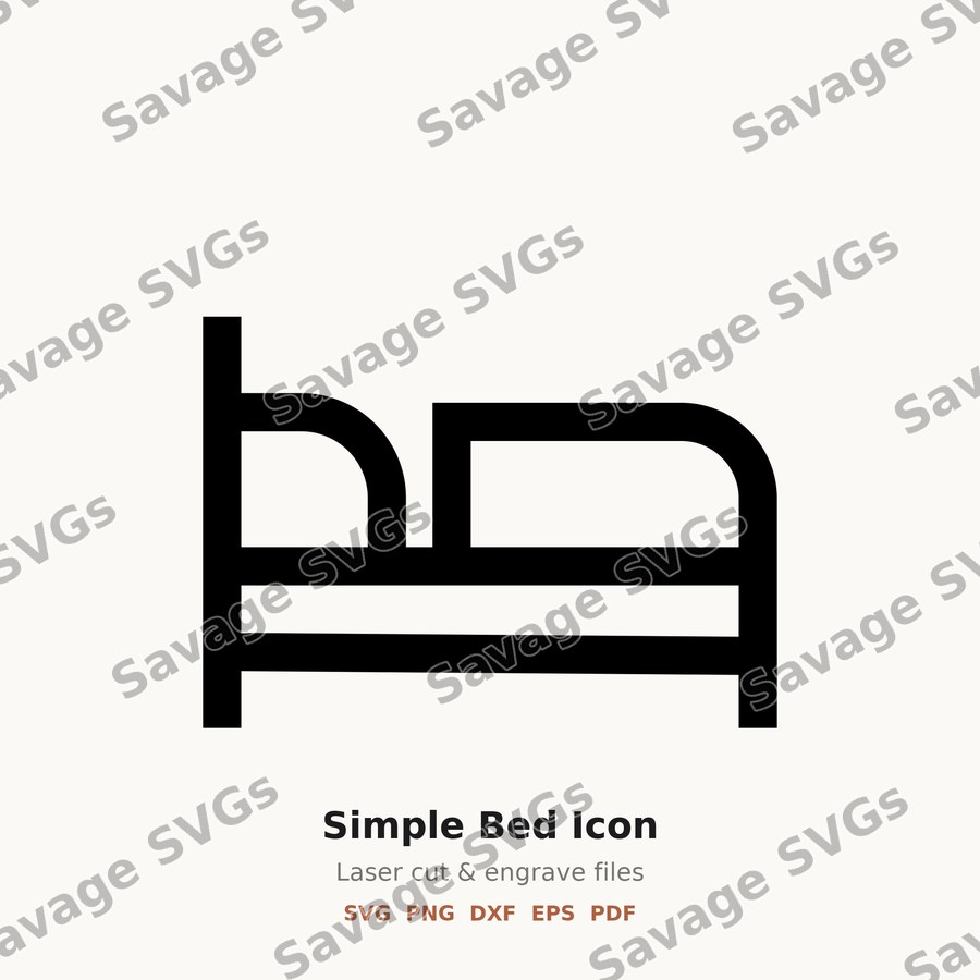 Simple Bed Icon