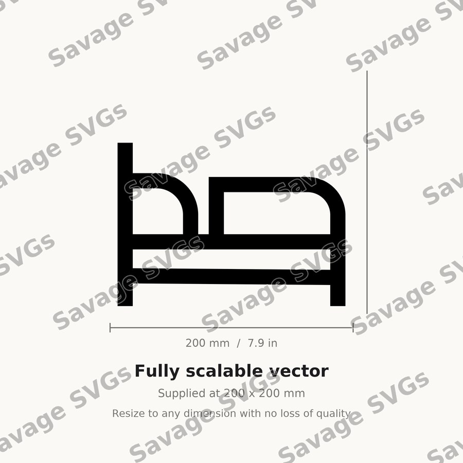 Simple Bed Icon