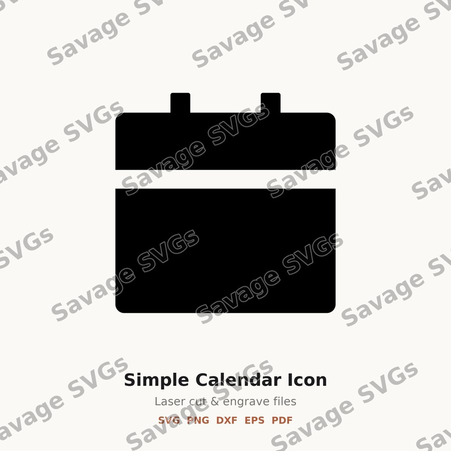 Simple Calendar Icon