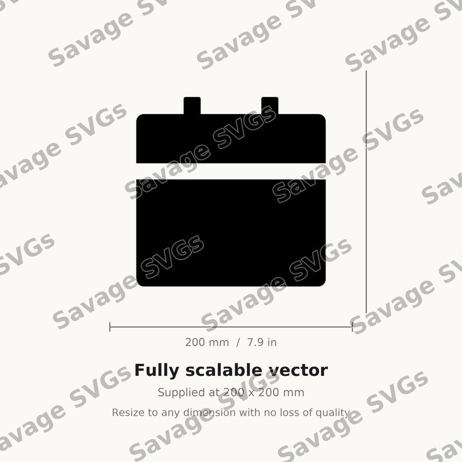 Simple Calendar Icon