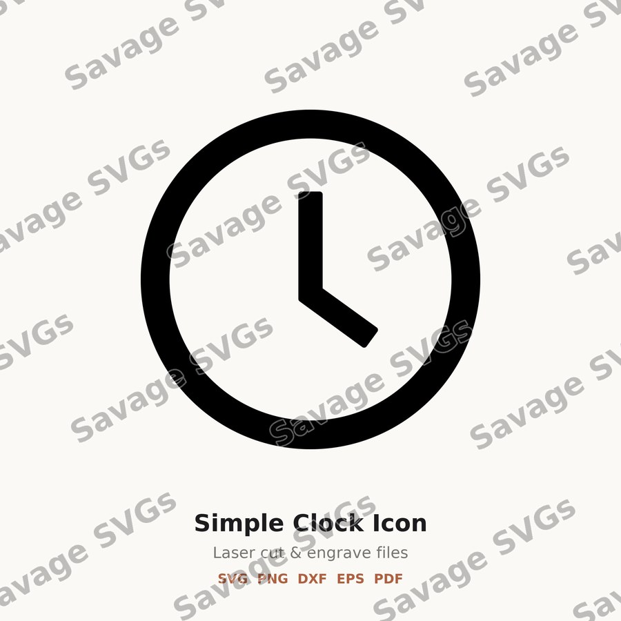 Simple Clock Icon