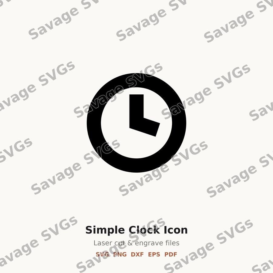 Simple Clock Icon