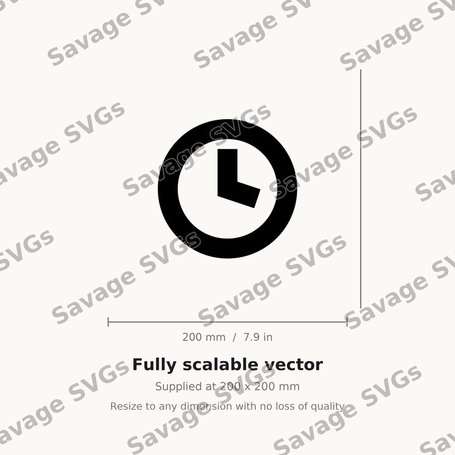 Simple Clock Icon