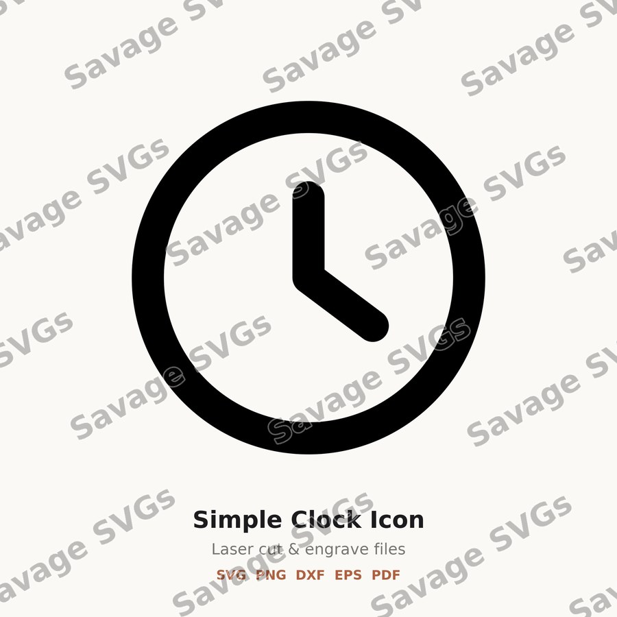 Simple Clock Icon