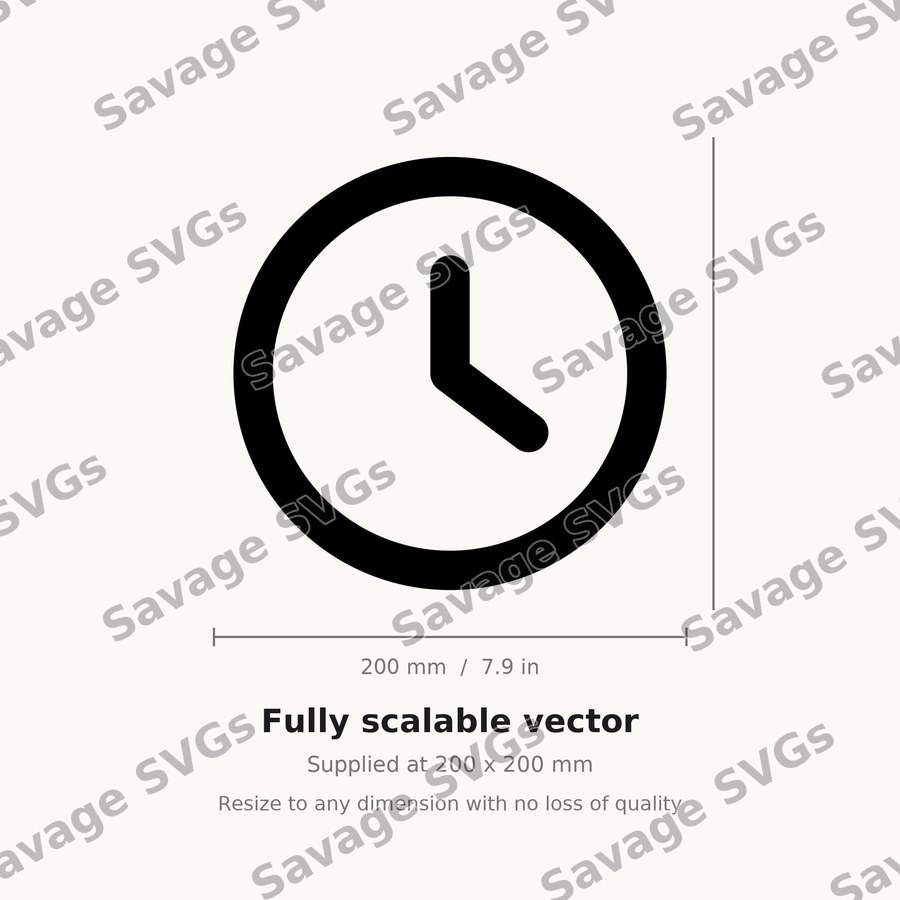 Simple Clock Icon
