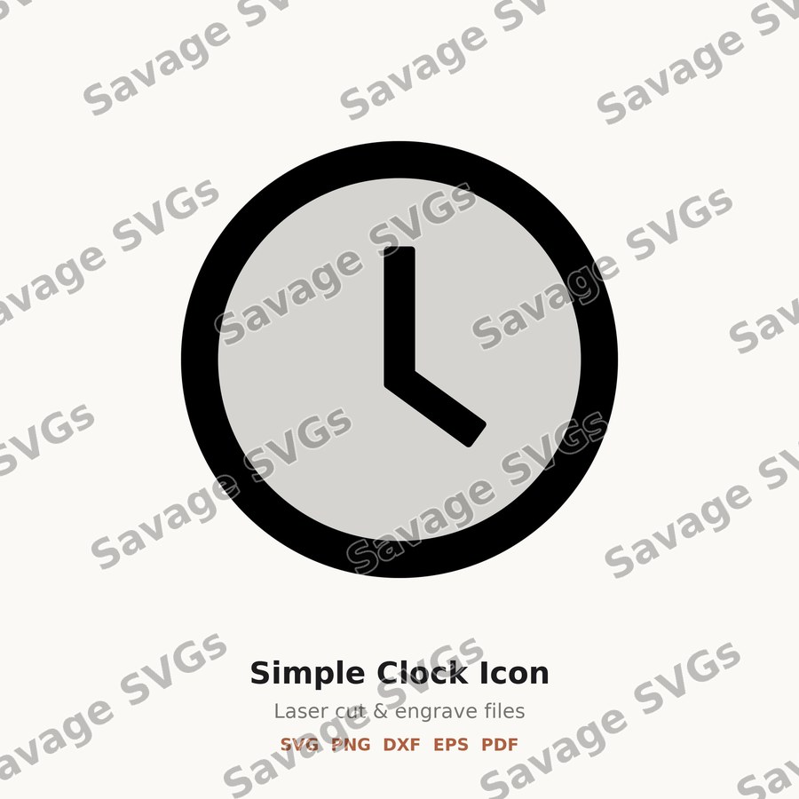 Simple Clock Icon