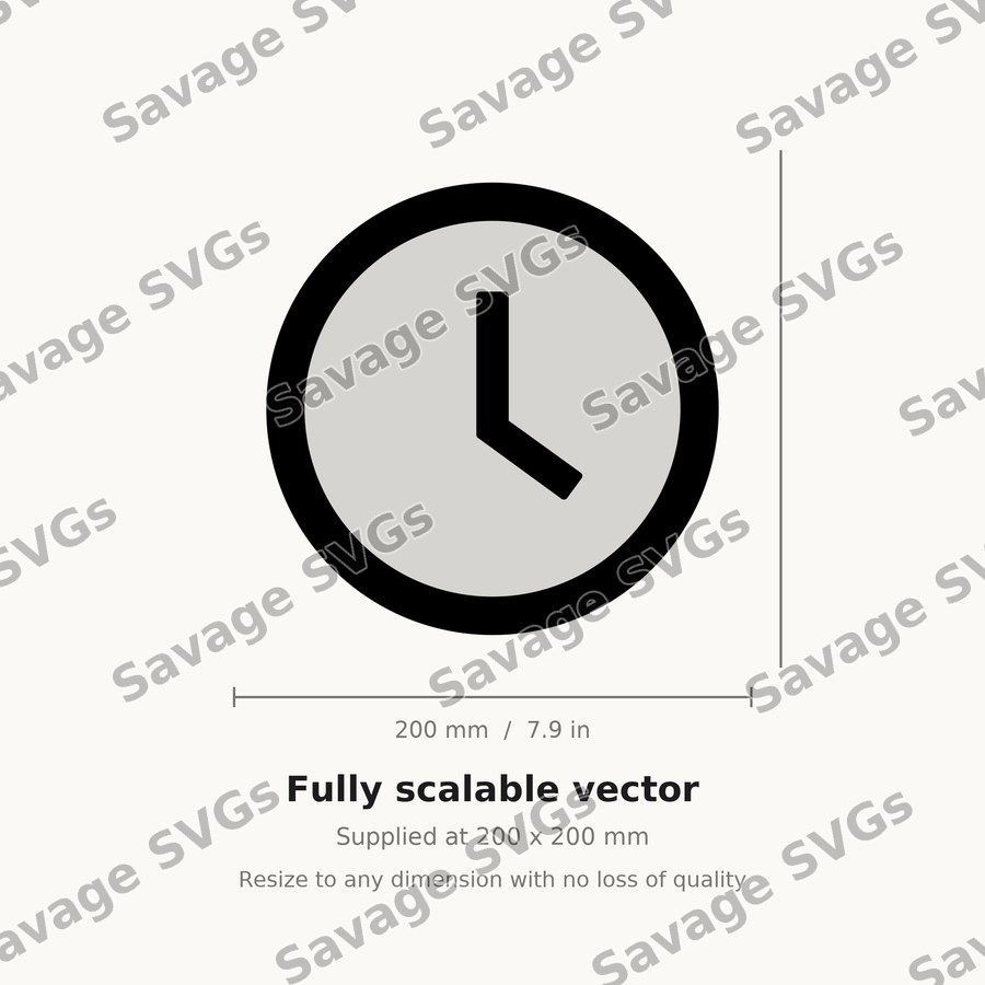 Simple Clock Icon