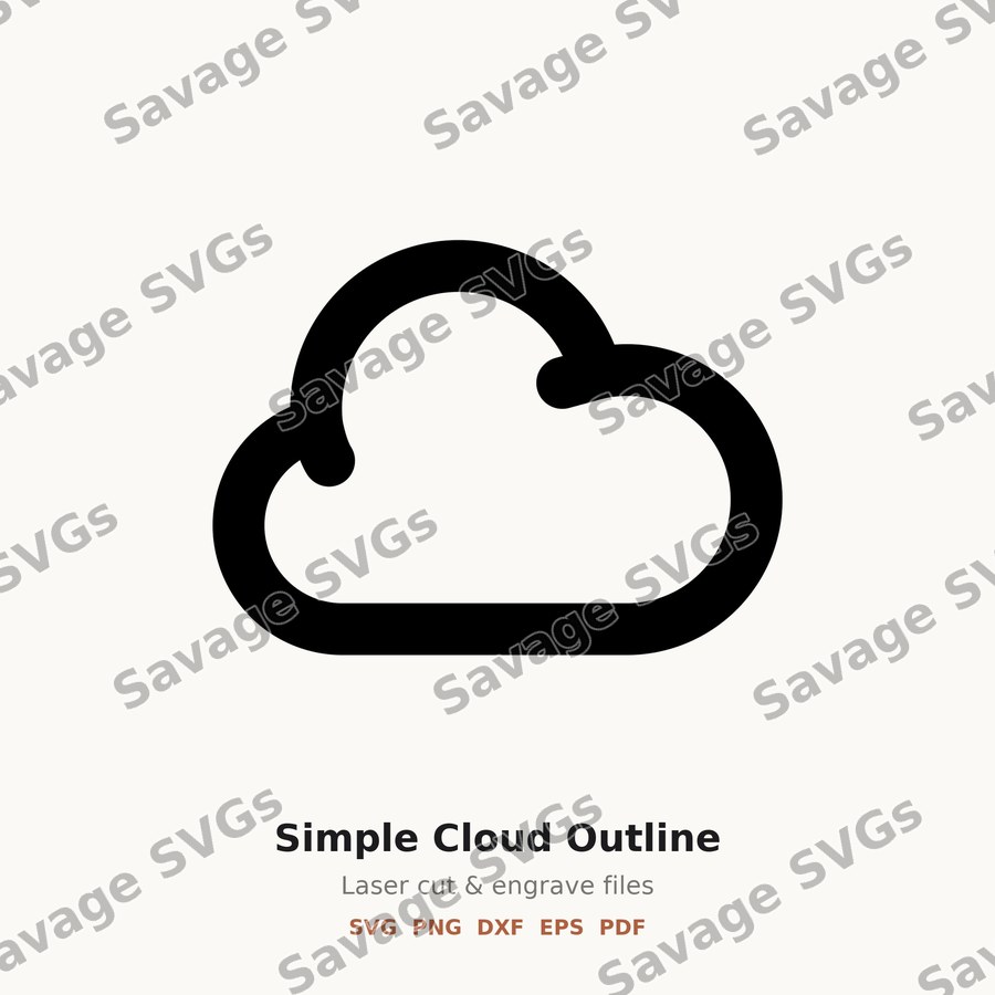 Simple Cloud Outline