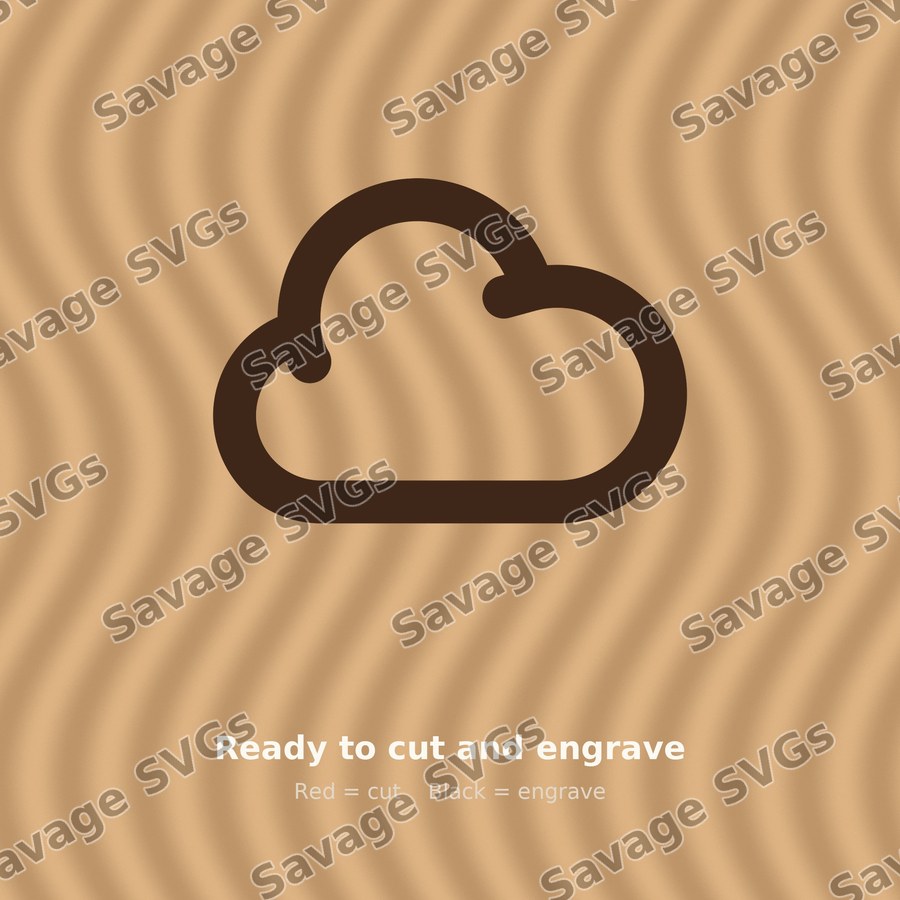 Simple Cloud Outline