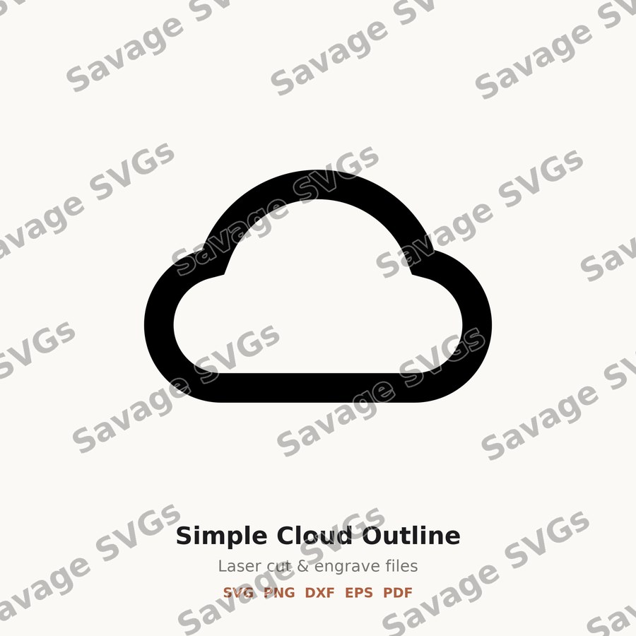 Simple Cloud Outline