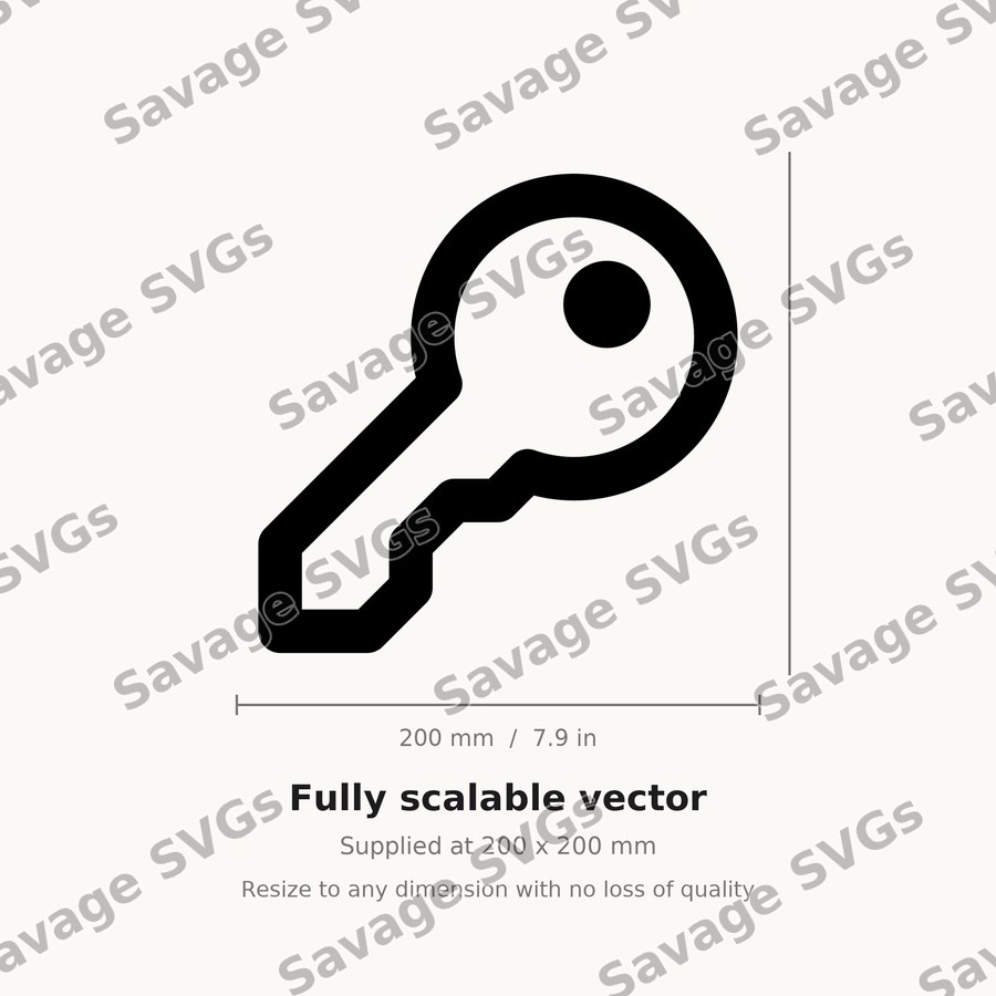 Simple Key Icon