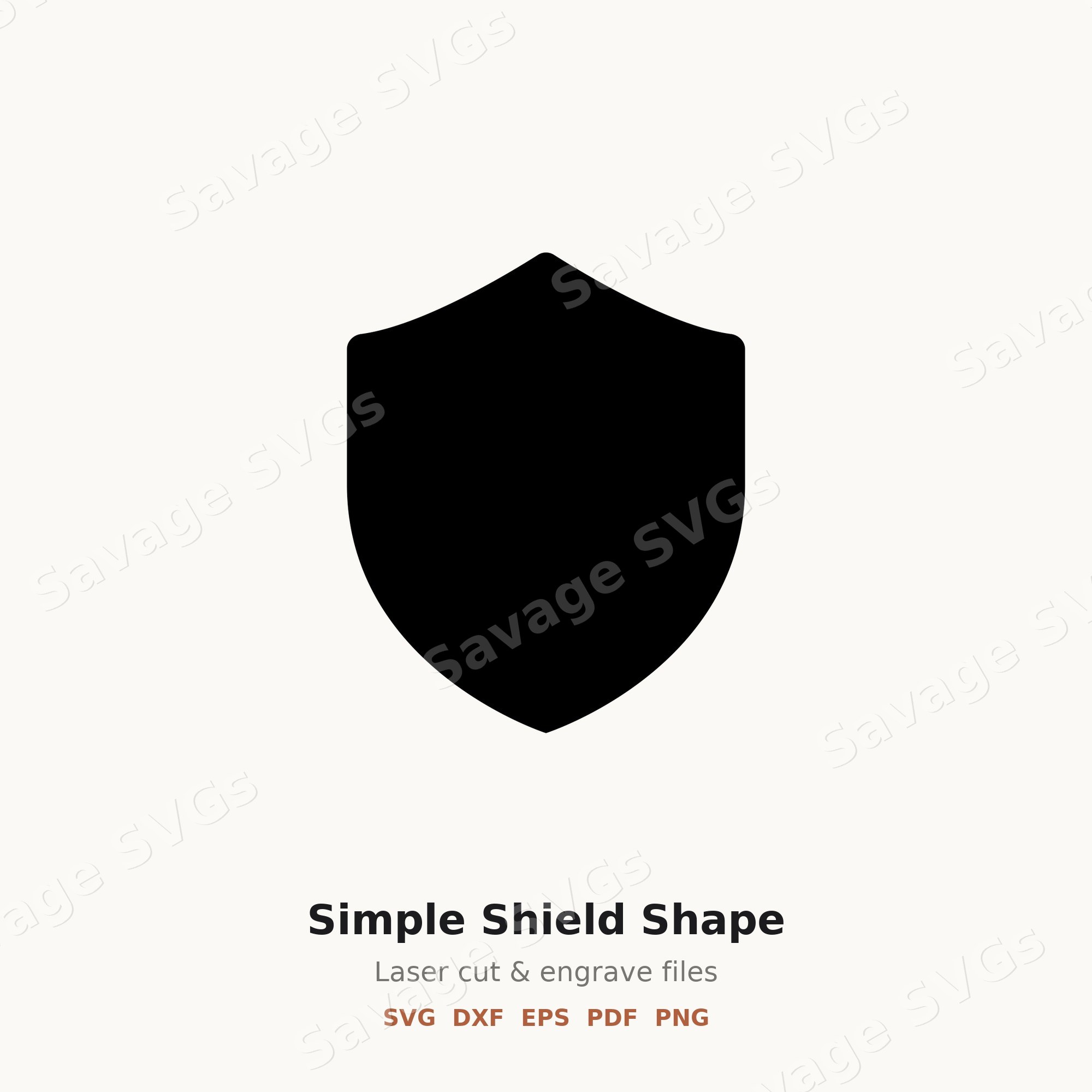 Simple Shield Shape