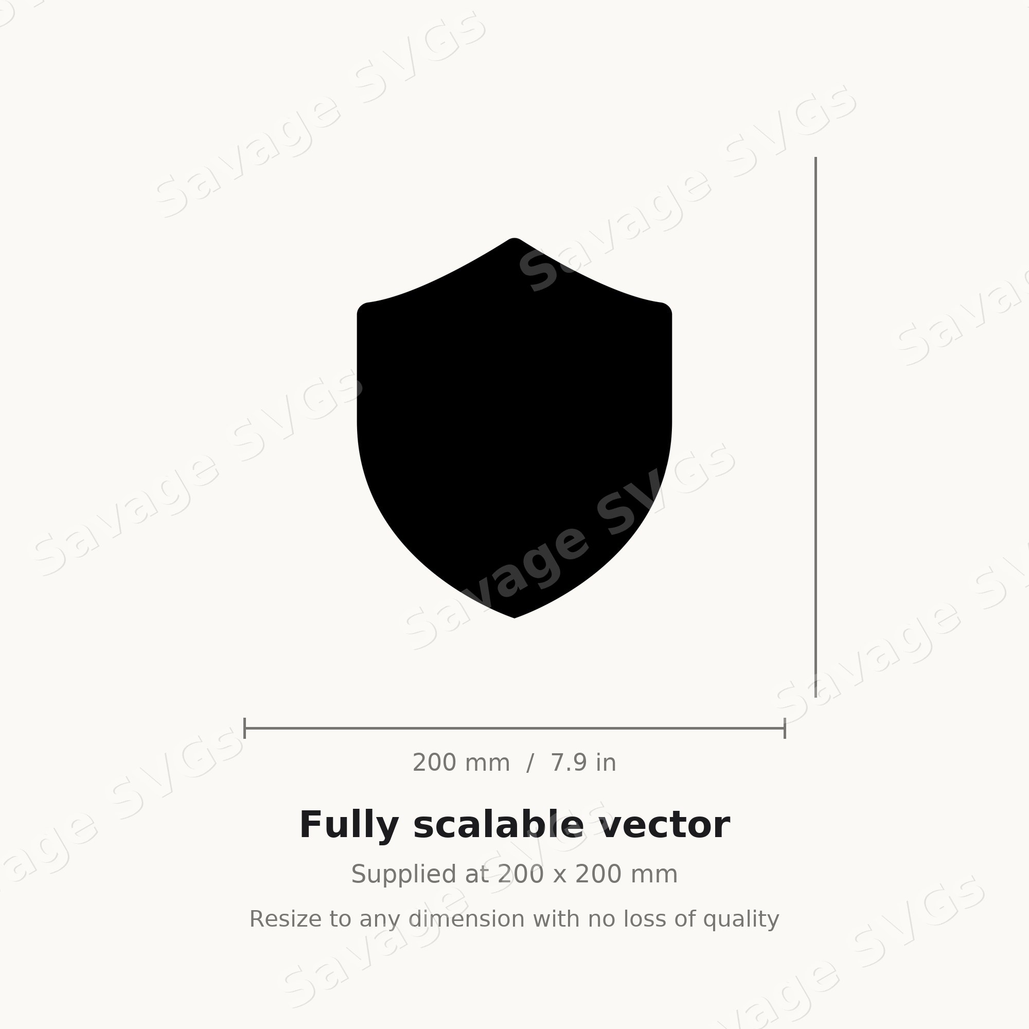 Simple Shield Shape