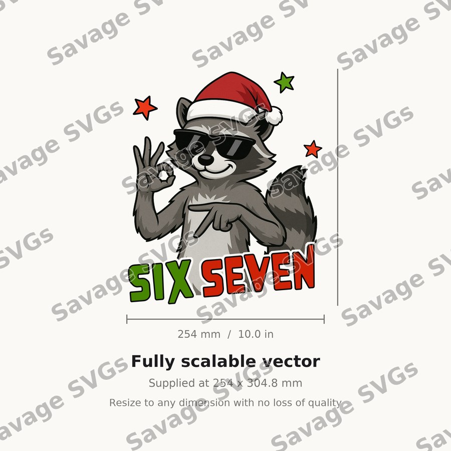 Six Seven Raccoon