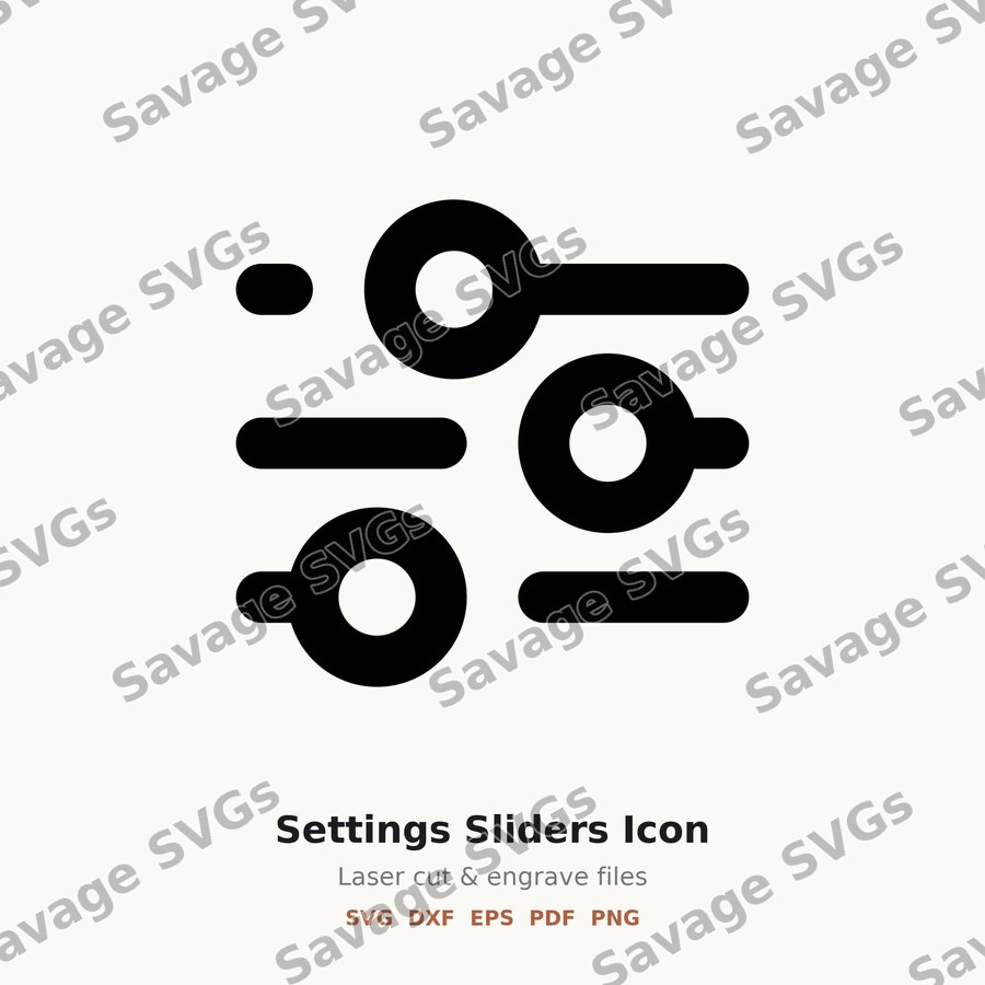 Settings Sliders Icon
