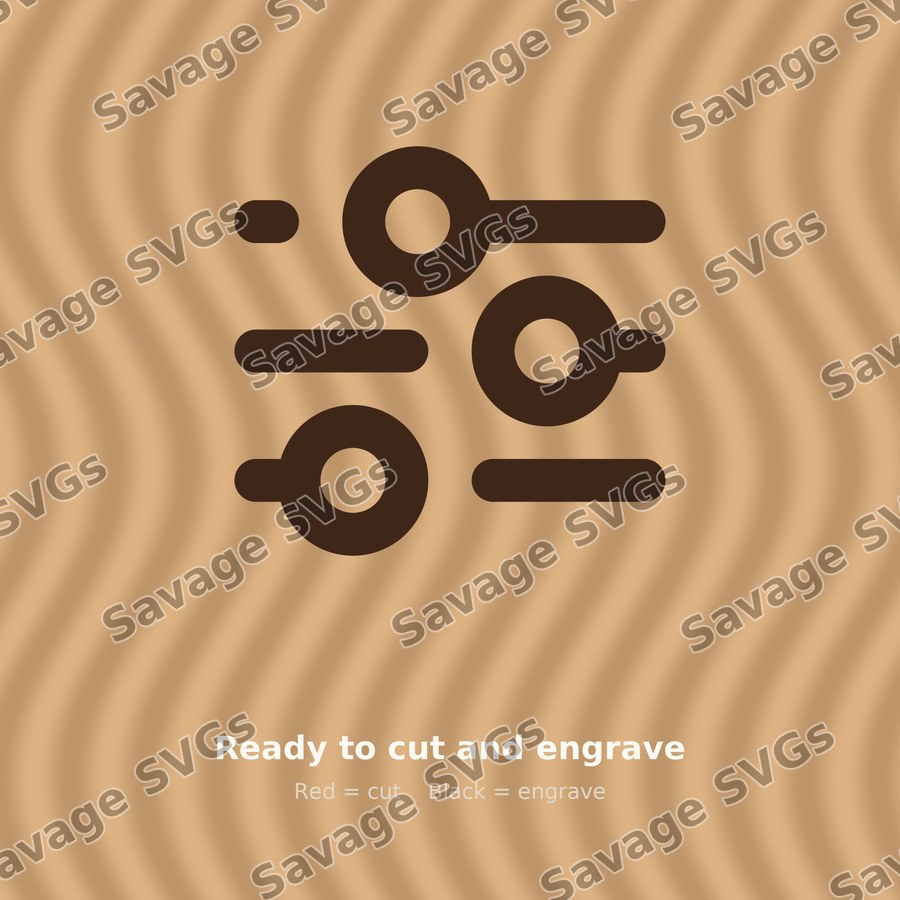 Settings Sliders Icon