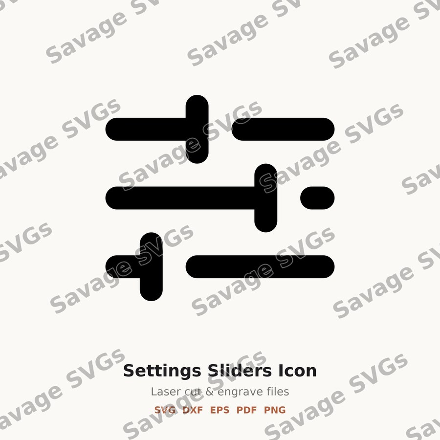 Settings Sliders Icon