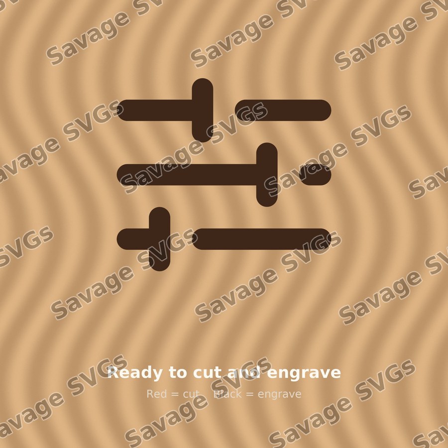 Settings Sliders Icon