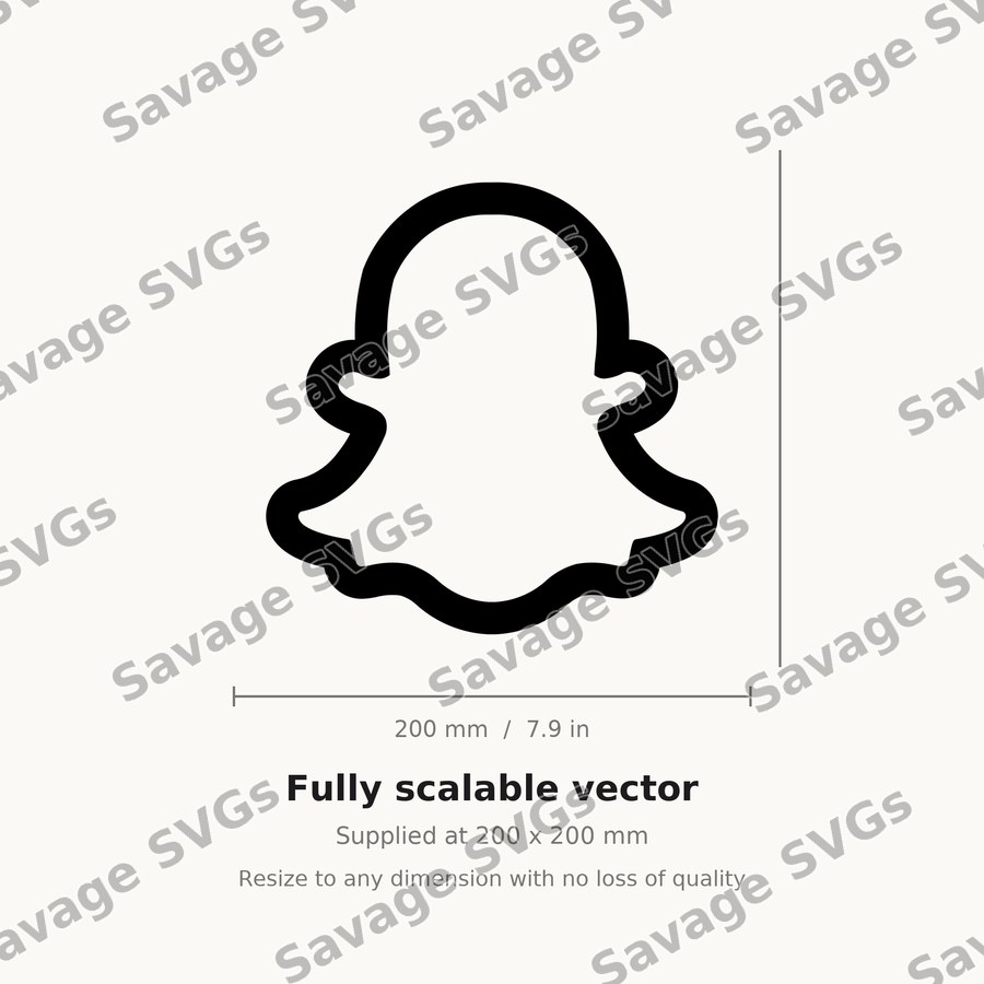 Snapchat Outline