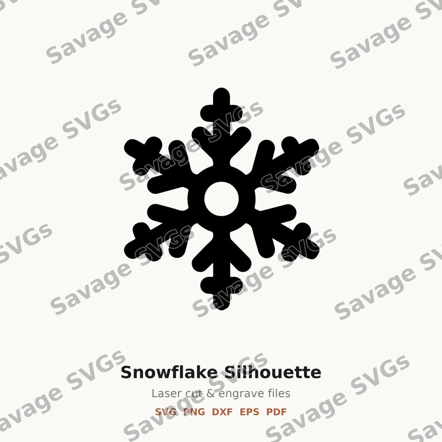 Snowflake Silhouette