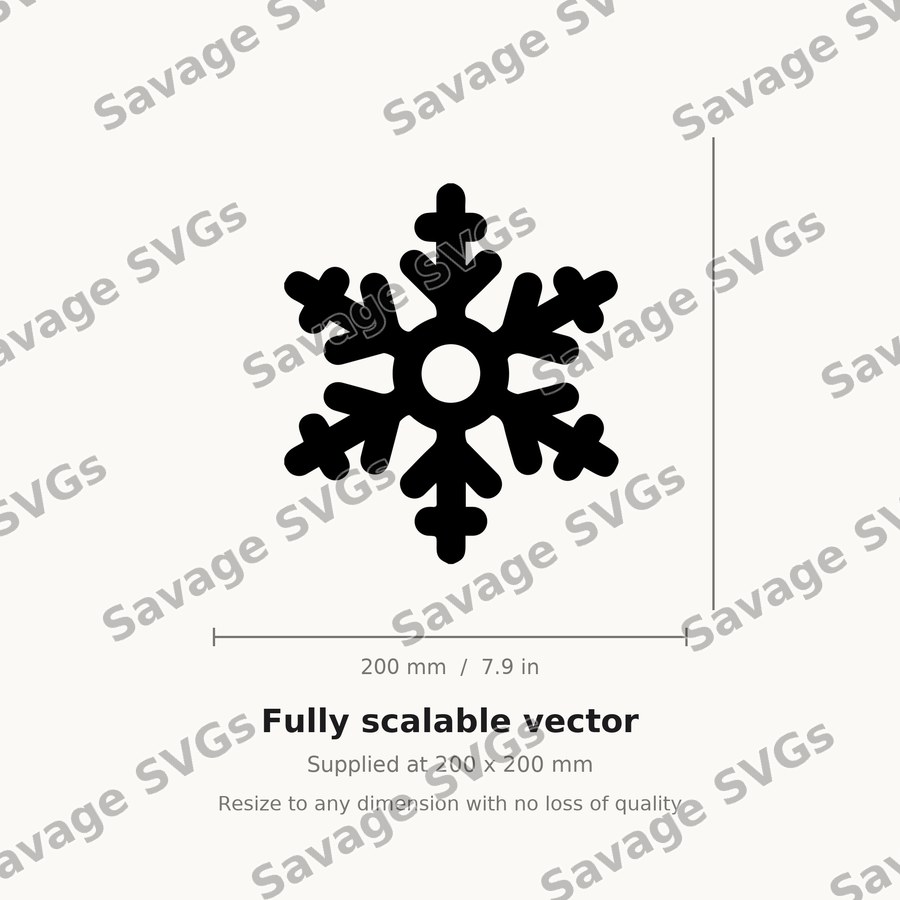 Snowflake Silhouette