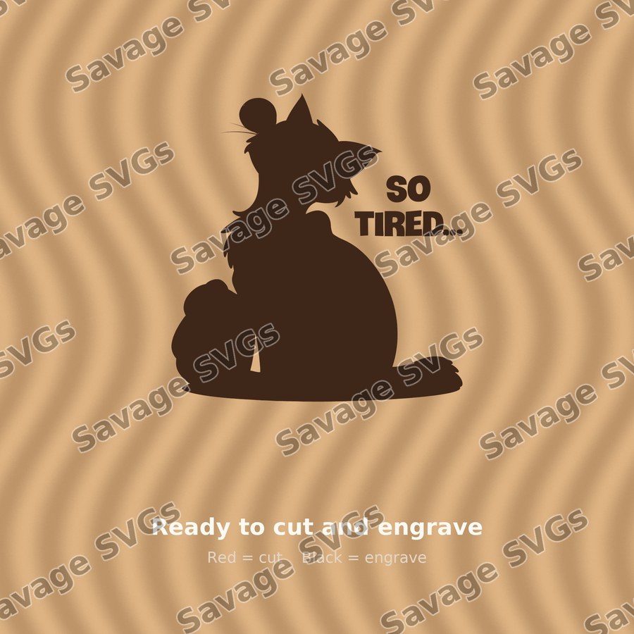 So Tired Cat