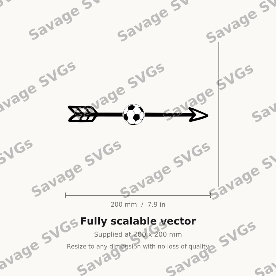 Soccer Ball Arrow