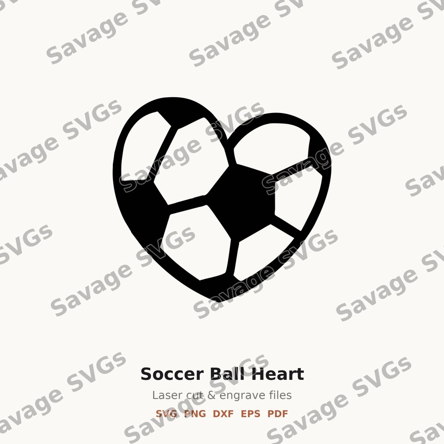 Soccer Ball Heart