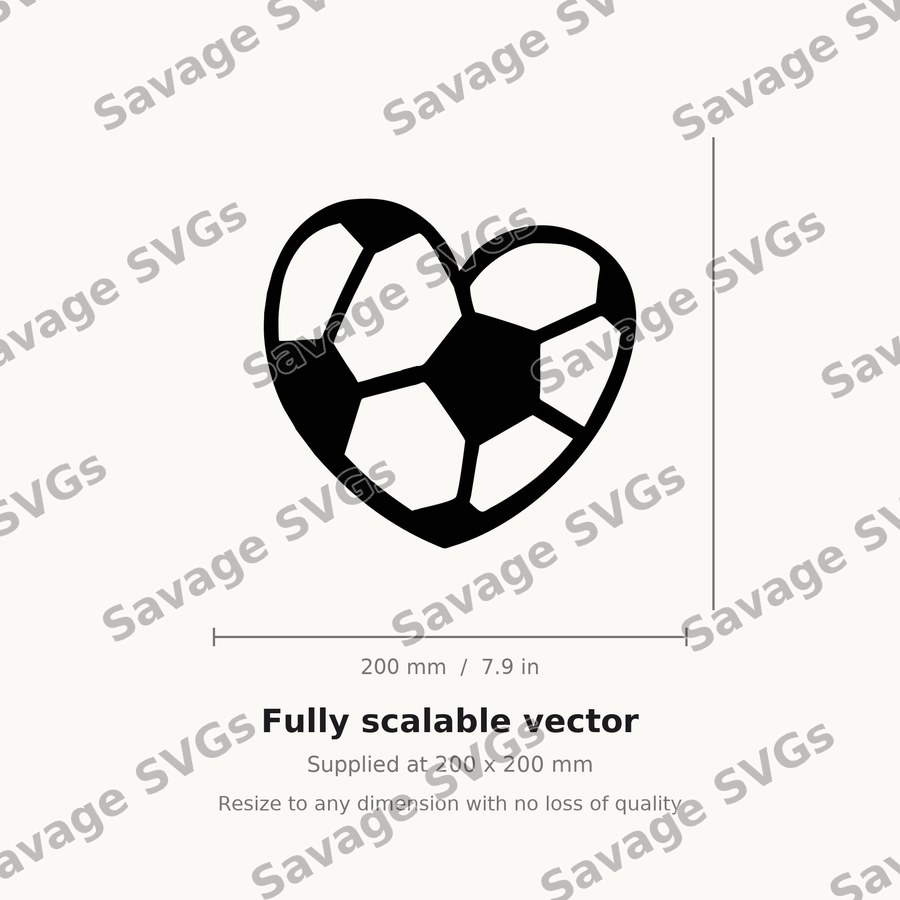 Soccer Ball Heart