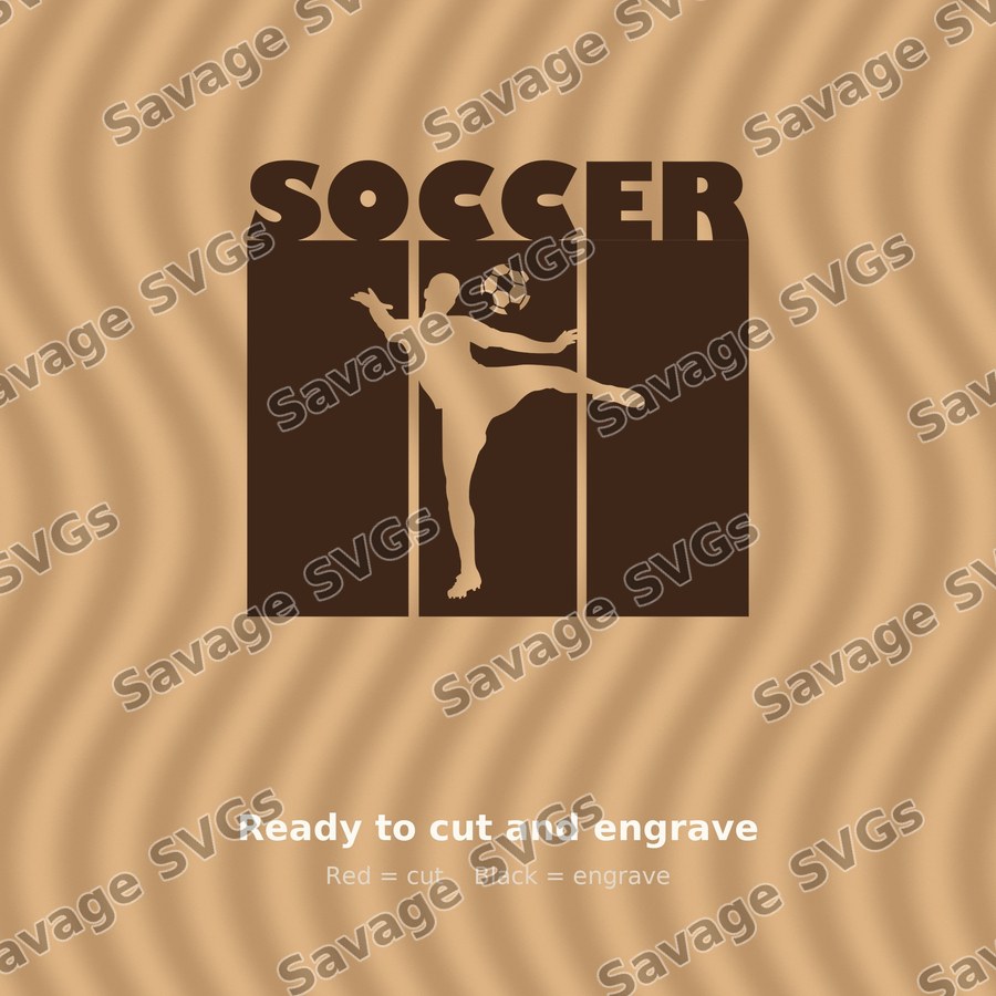 Soccer Player Silhouette