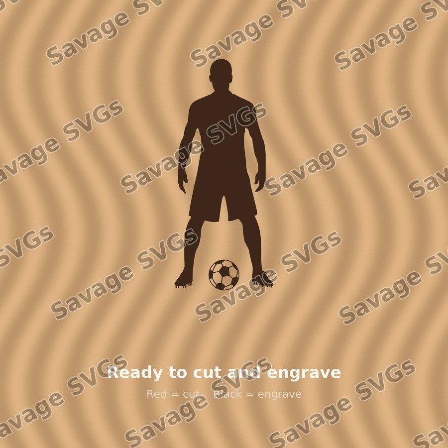 Soccer Player Silhouette