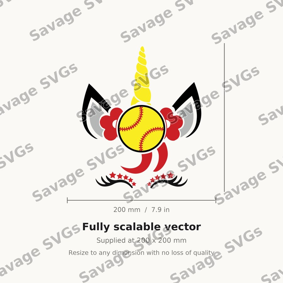 Softball Unicorn