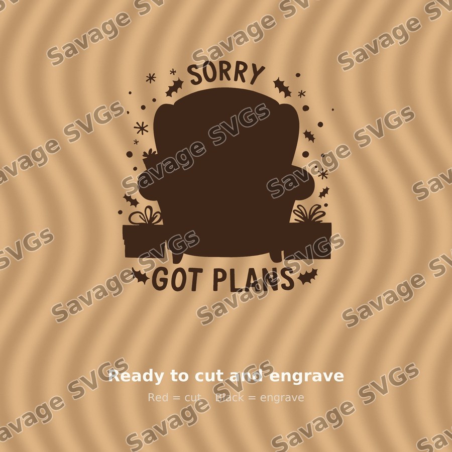 Sorry Got Plans Cat