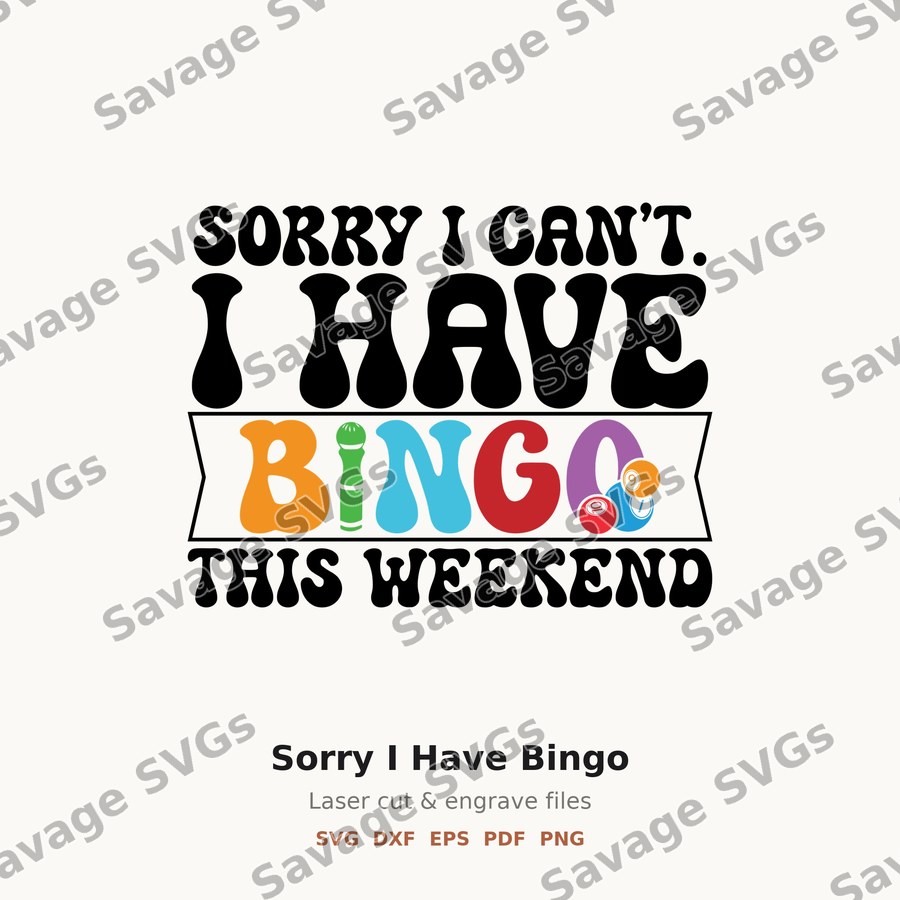 Sorry I Have Bingo