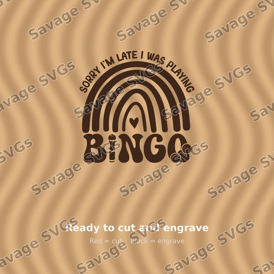 Sorry I'm Late Bingo