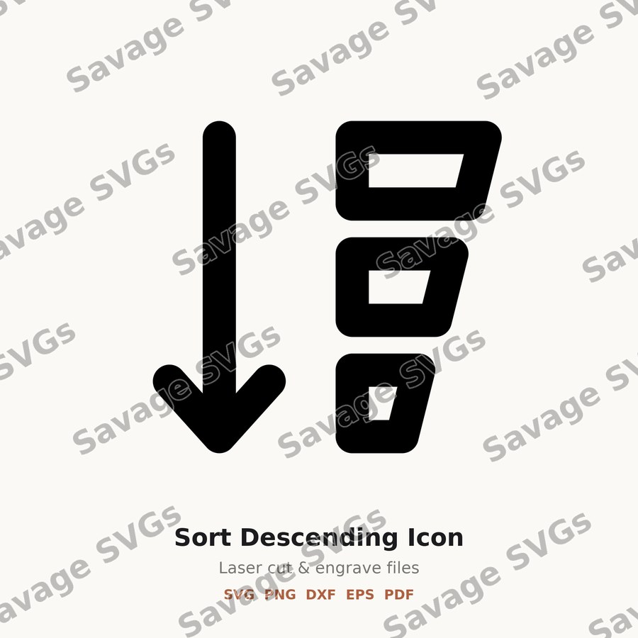 Sort Descending Icon