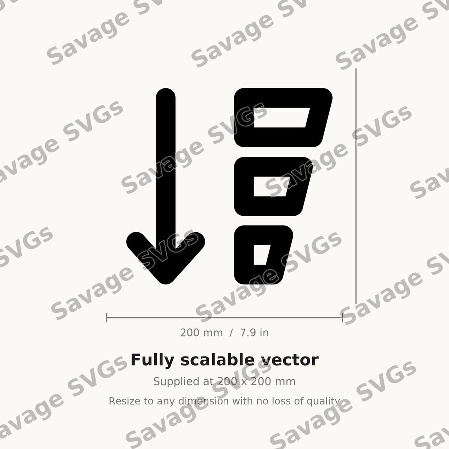 Sort Descending Icon