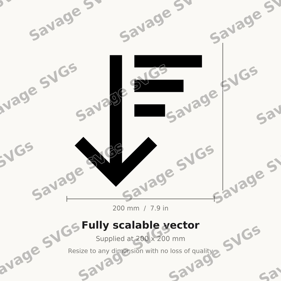 Sort Descending Icon