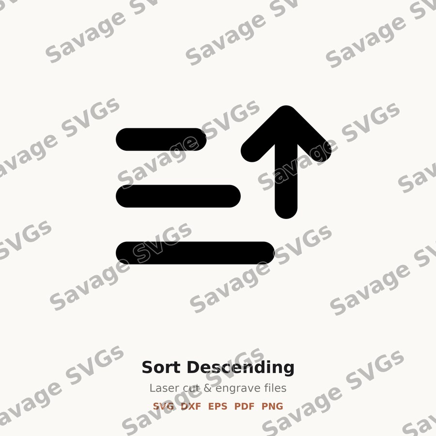 Sort Ascending Icon