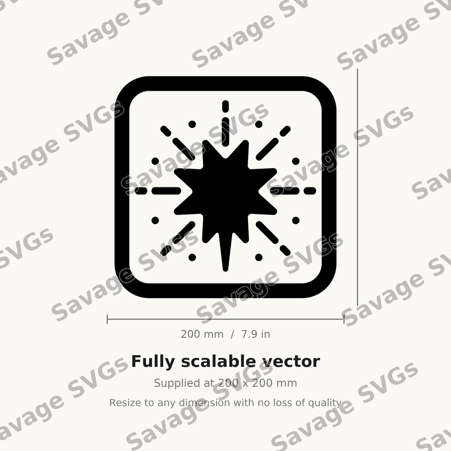 Sparkle Burst Icon
