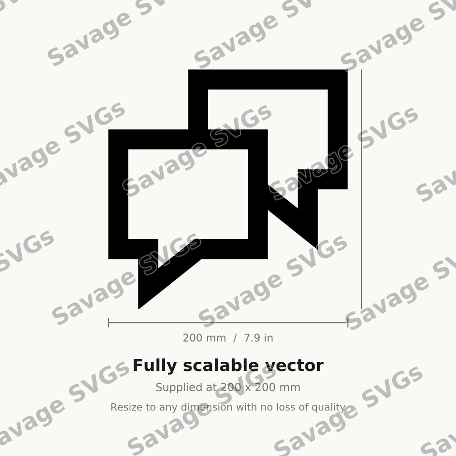 Speech Bubbles Icon