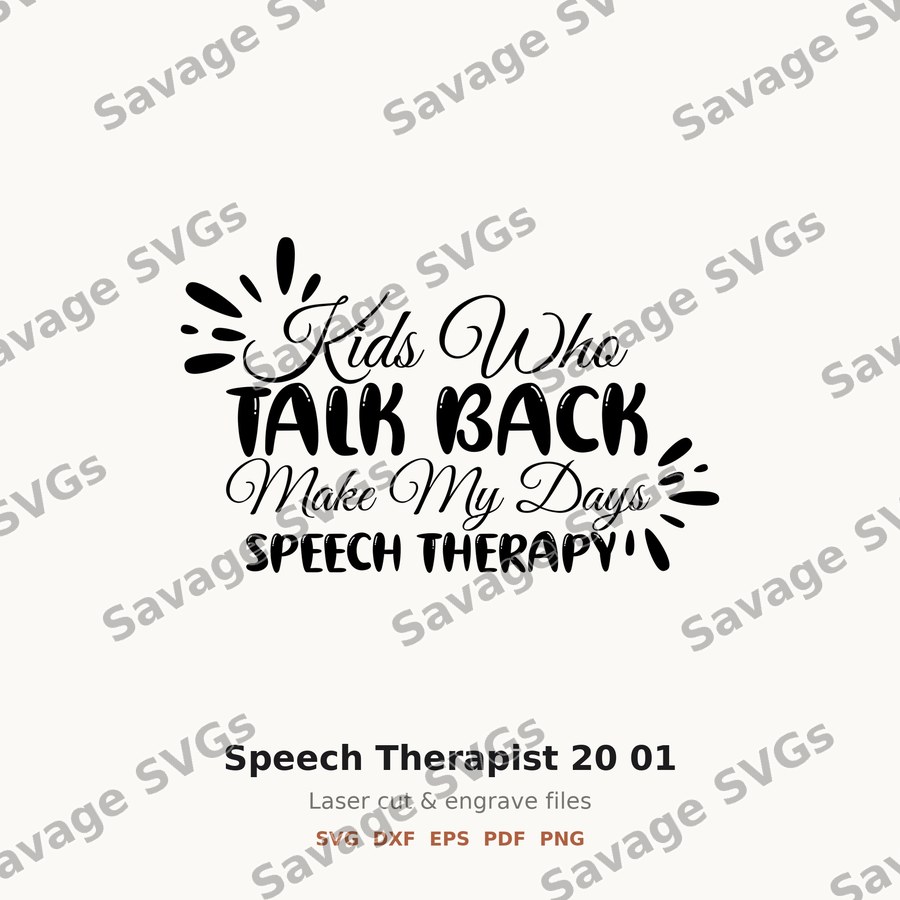 Speech Therapist 20 01